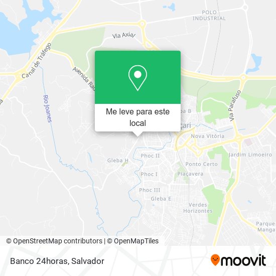 Banco 24horas mapa