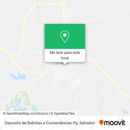 Deposito de Bebidas e Conveniências Pp mapa