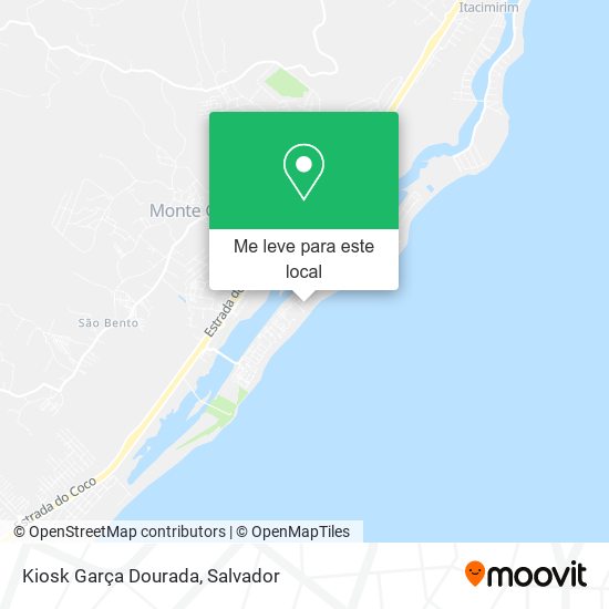 Kiosk Garça Dourada mapa
