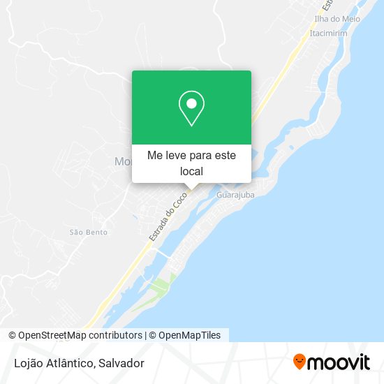 Lojão Atlântico mapa