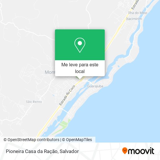 Pioneira Casa da Ração mapa