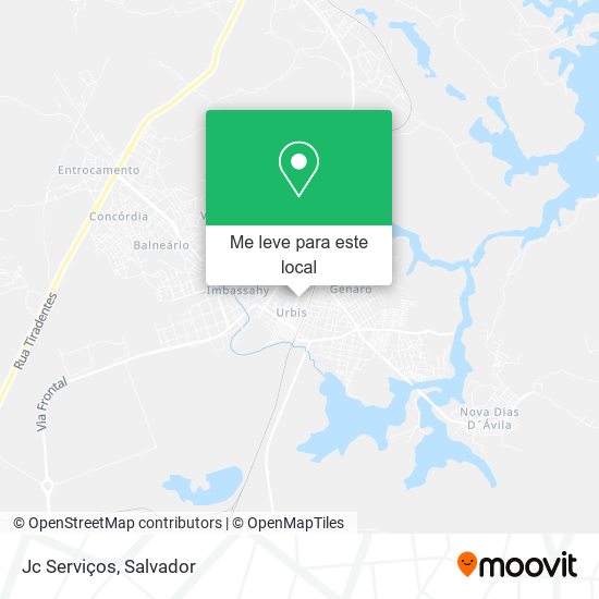 Jc Serviços mapa