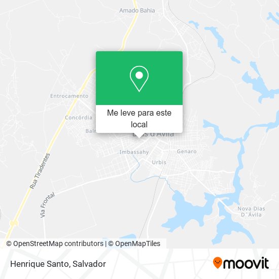 Henrique Santo mapa
