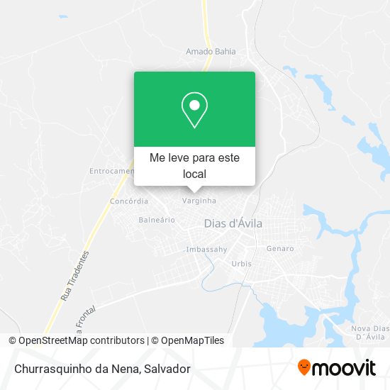 Churrasquinho da Nena mapa