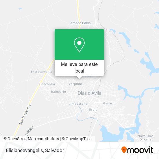 Elisianeevangelis mapa