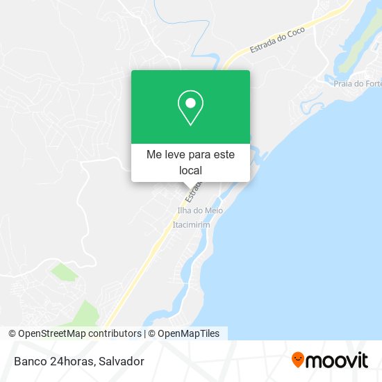 Banco 24horas mapa