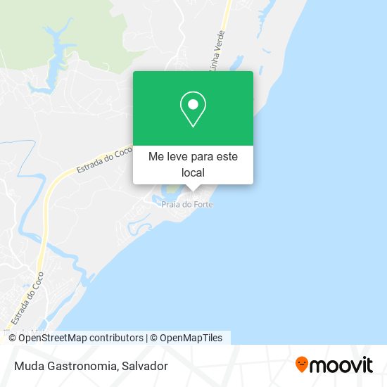 Muda Gastronomia mapa