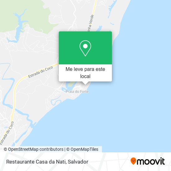 Restaurante Casa da Nati mapa