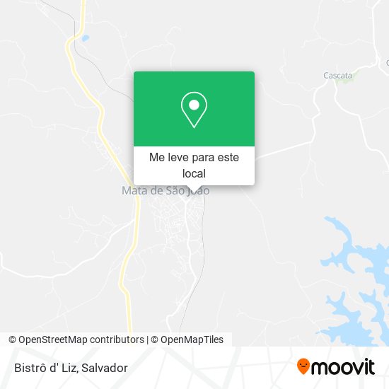 Bistrô d' Liz mapa