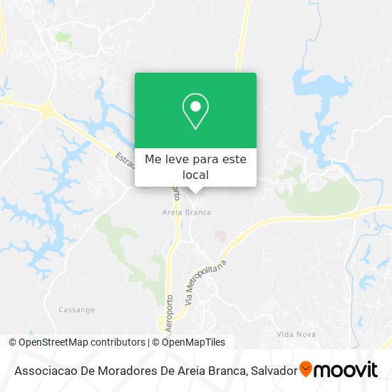 Associacao De Moradores De Areia Branca mapa