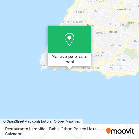 Restaurante Lampião - Bahia Othon Palace Hotel mapa
