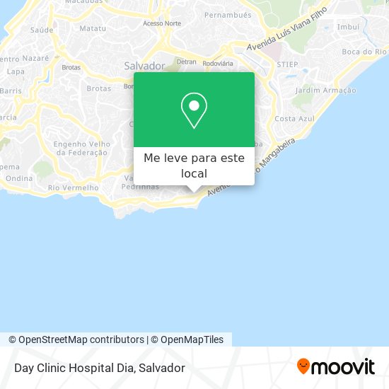 Day Clinic Hospital Dia mapa
