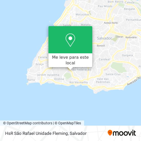 HsR São Rafael Unidade Fleming mapa