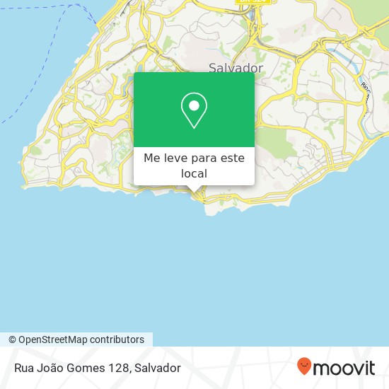 Rua João Gomes 128 mapa