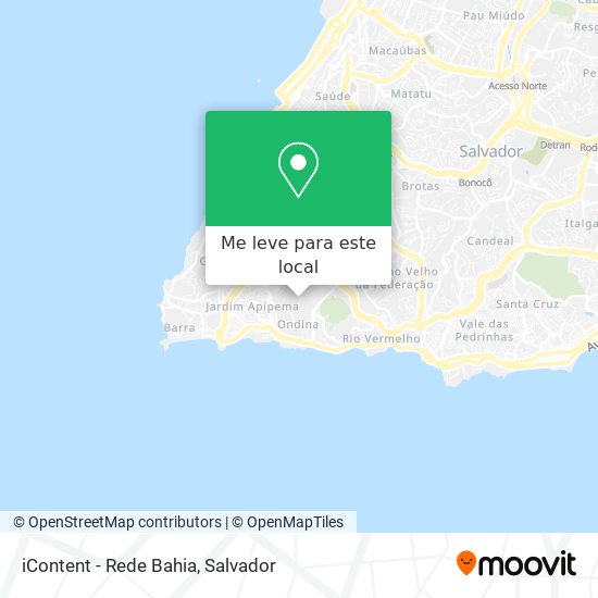 iContent - Rede Bahia mapa