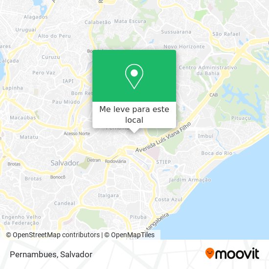 Pernambues mapa