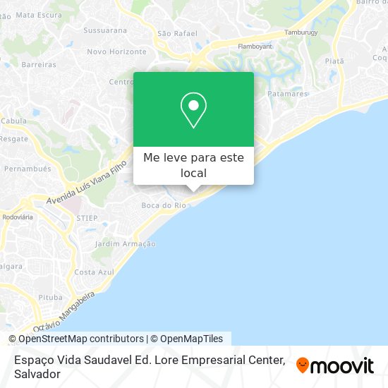 Espaço Vida Saudavel Ed. Lore Empresarial Center mapa
