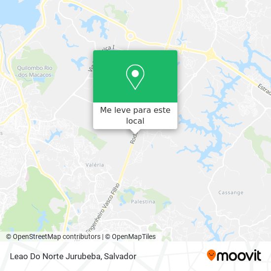 Leao Do Norte Jurubeba mapa