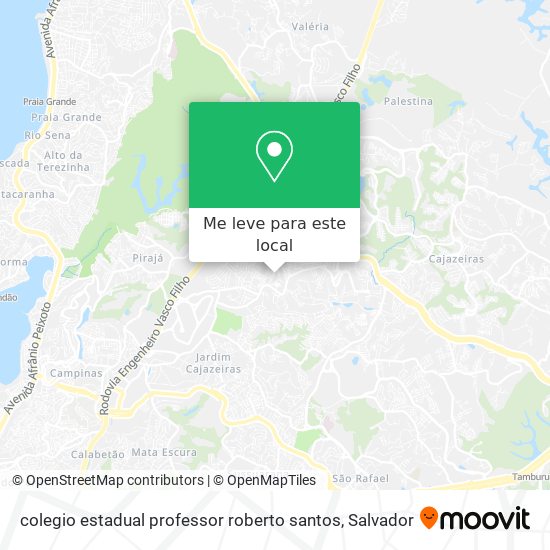 colegio estadual professor roberto santos mapa