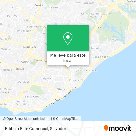Edifício Elite Comercial mapa