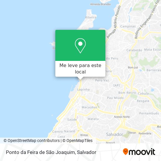 Ponto da Feira de São Joaquim mapa