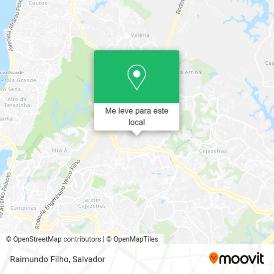 Raimundo Filho mapa
