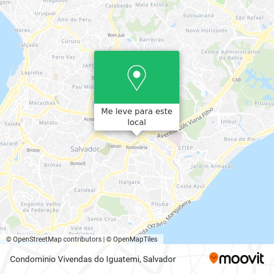 Condominio Vivendas do Iguatemi mapa