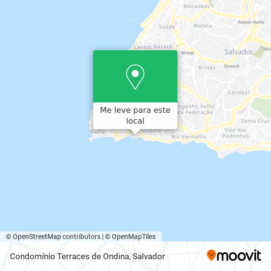 Condomínio Terraces de Ondina mapa