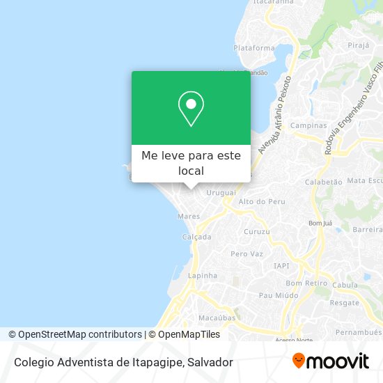 Colegio Adventista de Itapagipe mapa