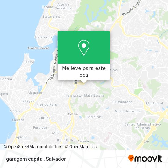 garagem capital mapa