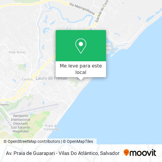 Av. Praia de Guarapari - Vilas Do Atlântico mapa