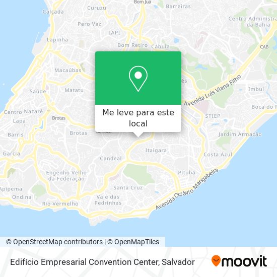 Edifício Empresarial Convention Center mapa