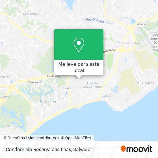 Condomínio Reserva das Ilhas mapa