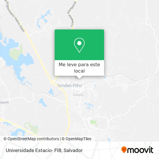 Universidade Estacio- FIB mapa
