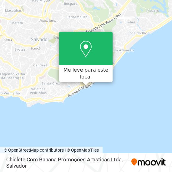 Chiclete Com Banana Promoções Artísticas Ltda mapa