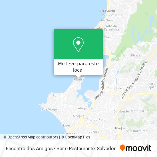 Encontro dos Amigos - Bar e Restaurante mapa