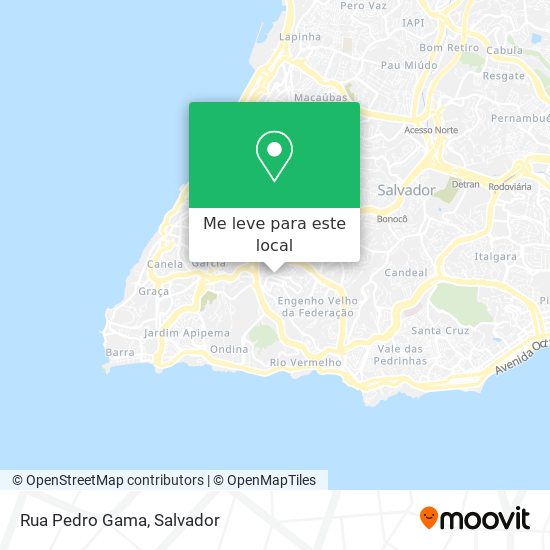 Rua Pedro Gama mapa