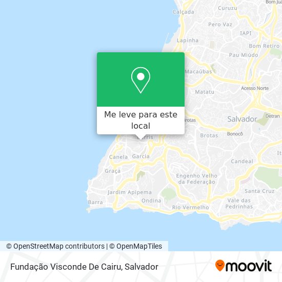 Fundação Visconde De Cairu mapa