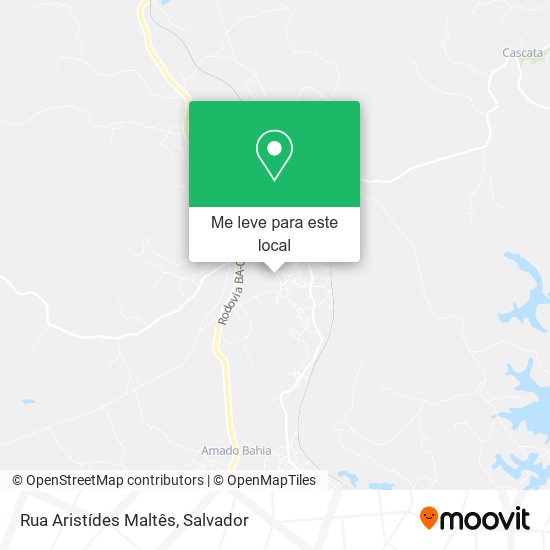 Rua Aristídes Maltês mapa