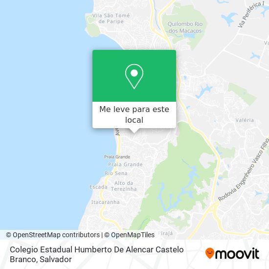 Colegio Estadual Humberto De Alencar Castelo Branco mapa