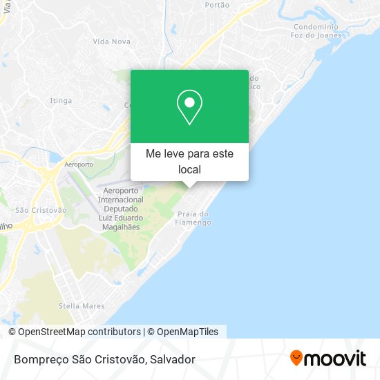 Bompreço São Cristovão mapa