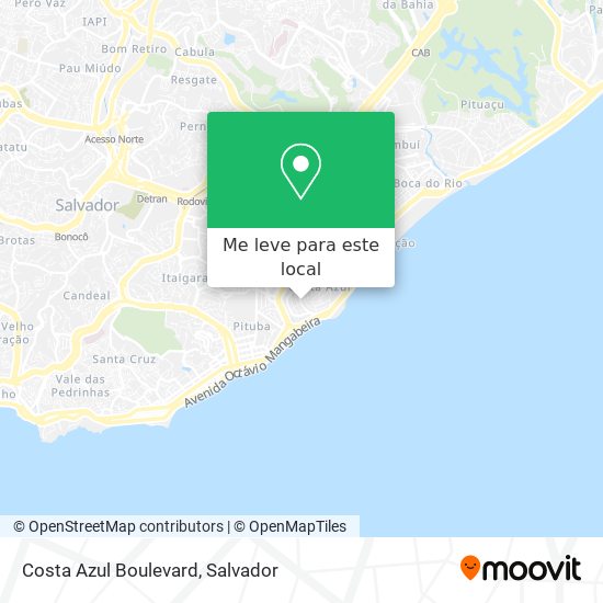 Costa Azul Boulevard mapa