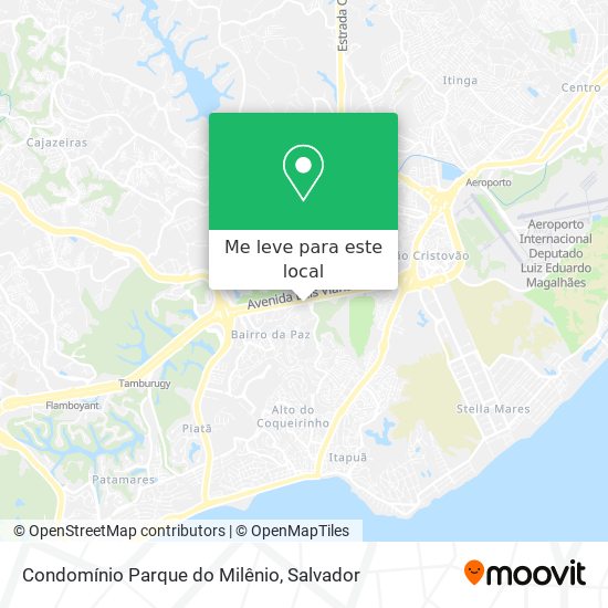 Condomínio Parque do Milênio mapa