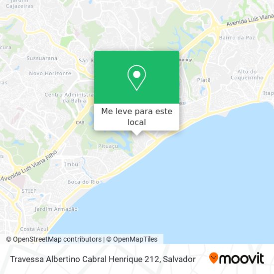 Travessa Albertino Cabral Henrique 212 mapa