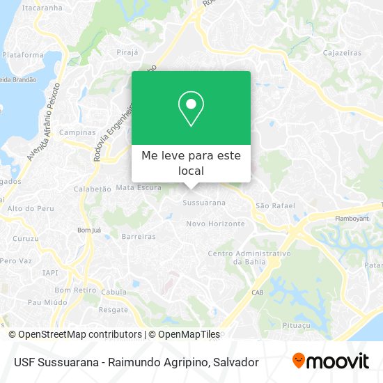 USF Sussuarana - Raimundo Agripino mapa