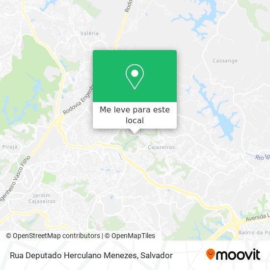Rua Deputado Herculano Menezes mapa