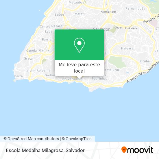 Escola Medalha Milagrosa mapa