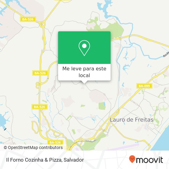 Il Forno Cozinha & Pizza mapa