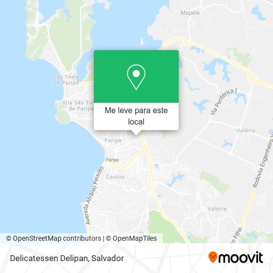 Delicatessen Delipan mapa