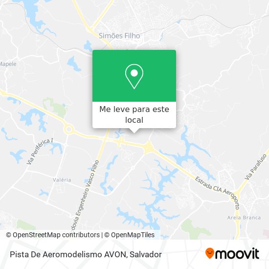 Pista De Aeromodelismo AVON mapa